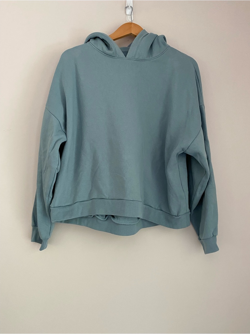 gap vintage soft hoodie mineral blue size medium